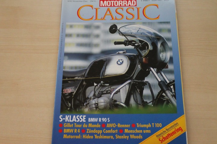 Deckblatt Motorrad Classic (06/1993)